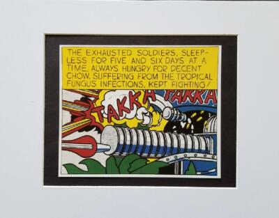 Roy Lichtenstein "Takka Takka" ポスター s-l400.jpg