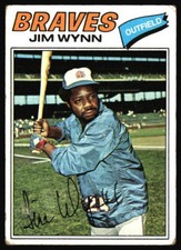 1977 Topps Jim Wynn    #165 Atlanta Braves L4