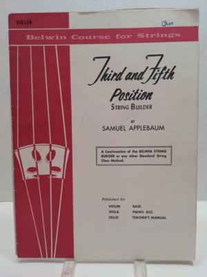 3rd & 5th Belwin Course For Strings Sheet Music Song Book Self Teach PracticeM33
