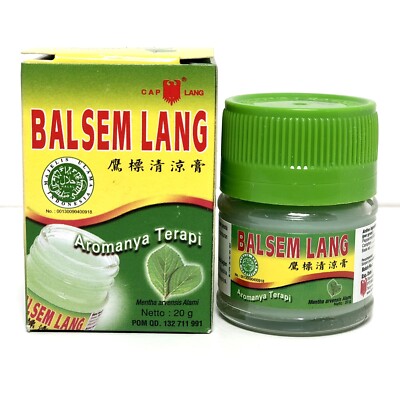 Balsem Lang Muscular Balm Ointment Neck Muscle Joint Pain Relief (Eagle Balm)