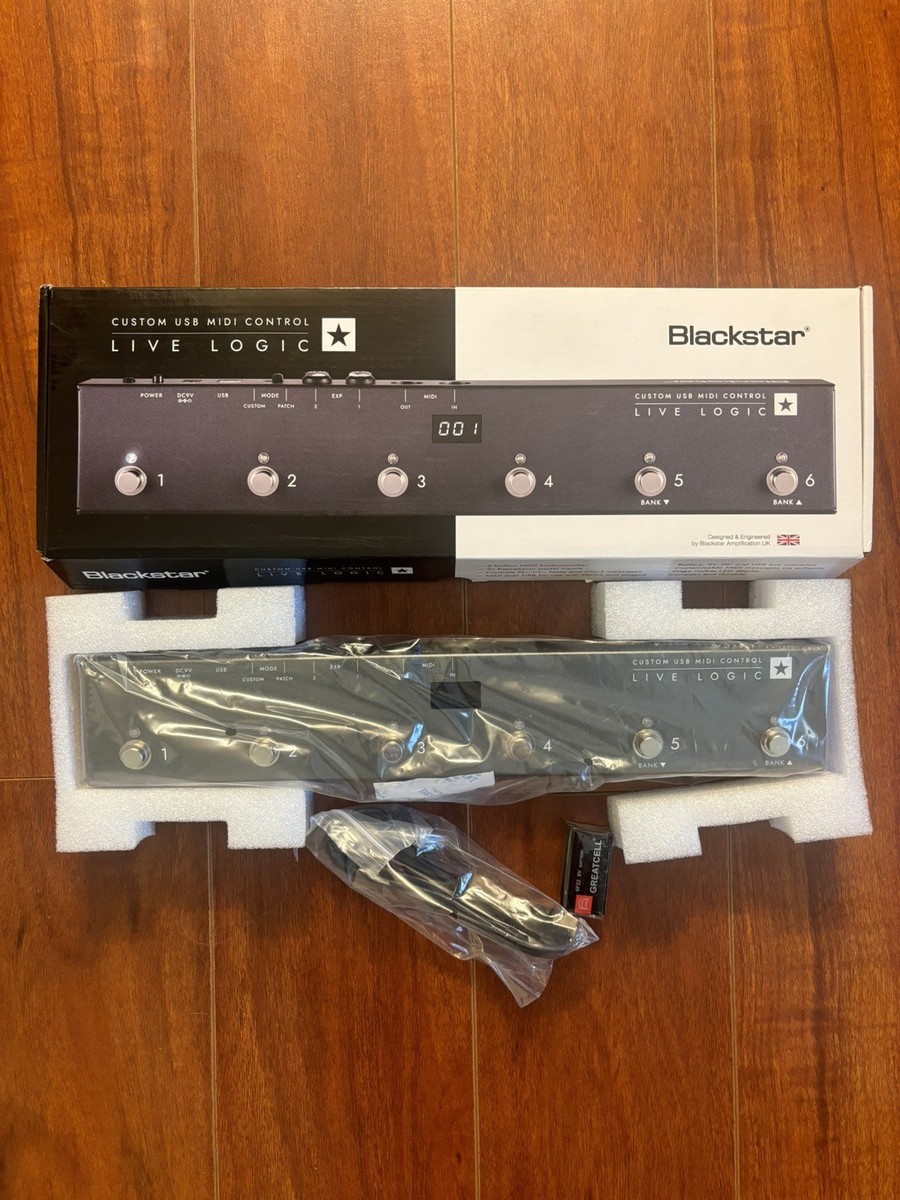 Blackstar Live Logic 6 Button Midi Foot Controller | eBay