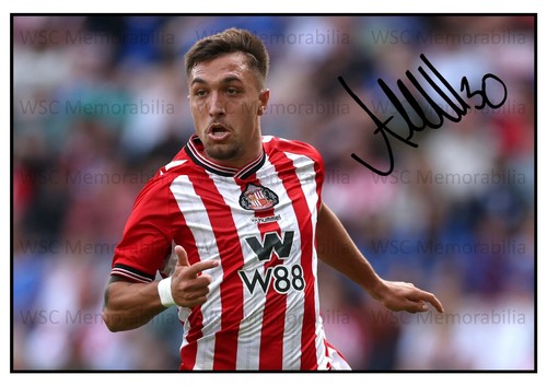 12377. Milan Aleksic Signed Pictures (A4 Prints) Sunderland