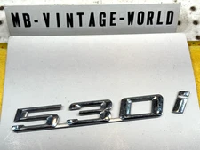Genuine BMW 01-03 530i 5 series E39 rear deck lid 530i Plastic OEM 1 Emblem