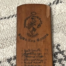Vintage 1950s Fraternity Paddle - Sigma Tau Gamma Kansas State University