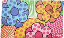 Anti-Fatigue Non Slip PVC Kitchen Floor Mat 18"x30" MULTICOLOR FLOWERS, SGM