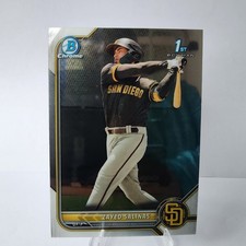 2022 Bowman Chrome Prospects 1st Zayed Salinas BCP-122 San Diego Padres Baseball