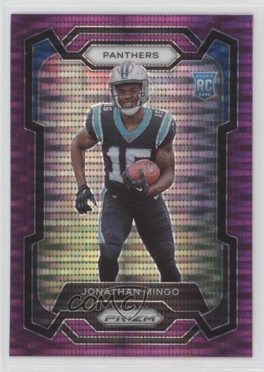 2023 Panini Prizm Rookies Purple Pulsar Prizm Jonathan Mingo #312 0jm6