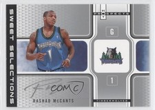 2006 Fleer Hot Prospects Sweet Selections 10/50 Rashad McCants #SSA-RM Auto 0v1