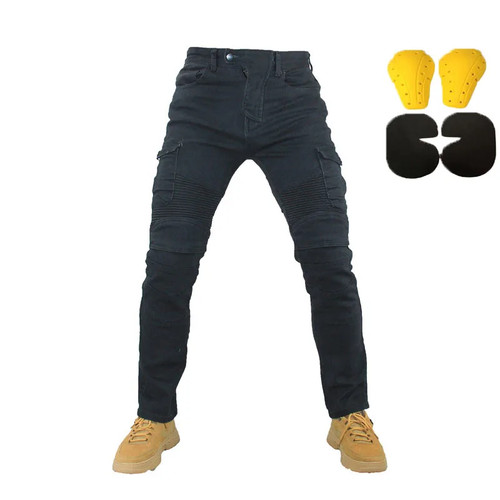 Jeans Moto Pantaloni Jeans Piuma Versione Standard Pantaloni Auto Corsa - Foto 25 di 30