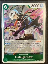 One Piece OP13-031 Trafalgar Law Rare Foil Green 6000 Power NM