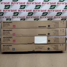 Set of 4 - Sharp MX-31NT 1 Cyan 3 Magenta Toners MX-31NTCA 31NTMA - New