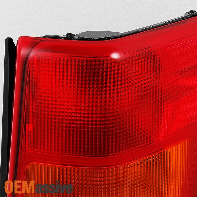 Luzes traseiras âmbar vermelhas Fit 99-04 Jeep Grand Cherokee substituição L + R - Imagem 3 de 4