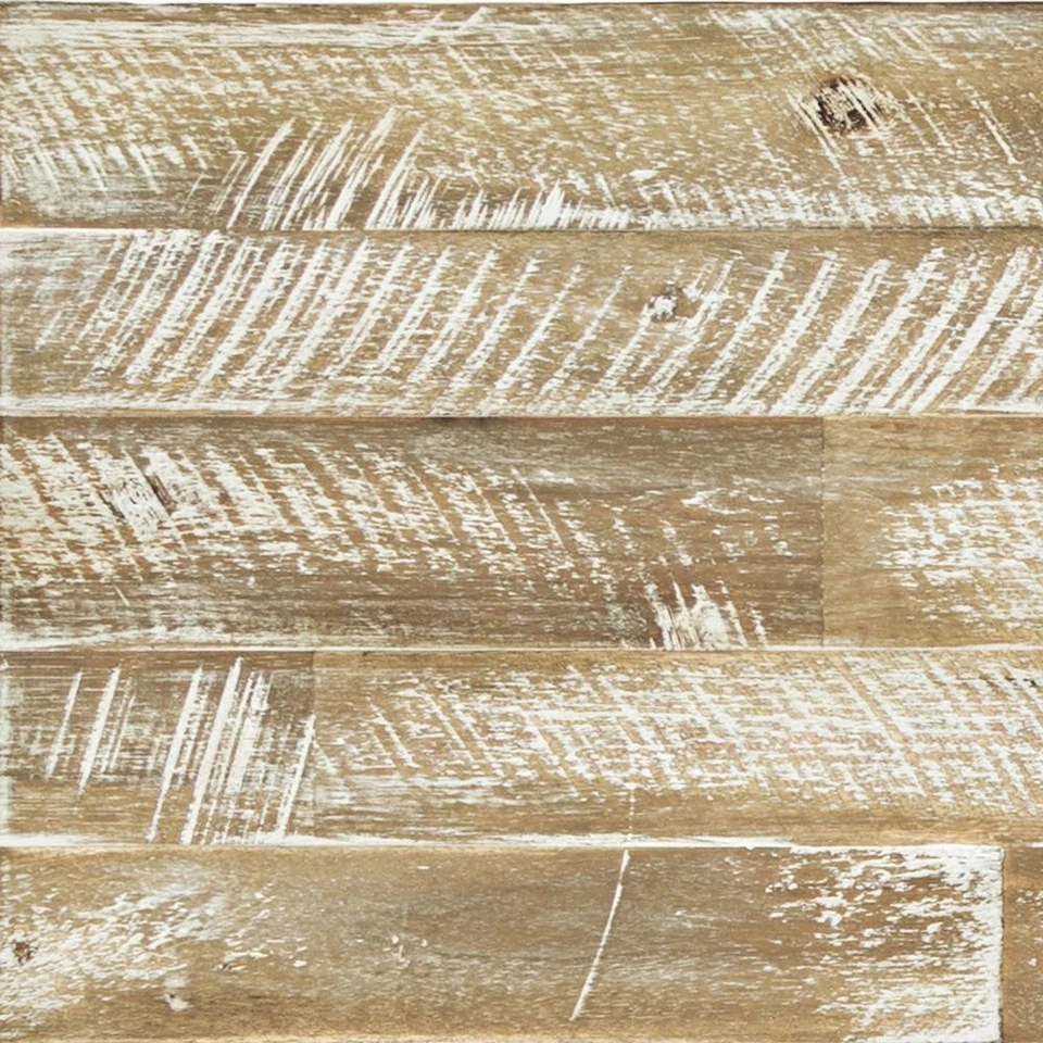 Artisan's Craft Rustic Farmhouse Distressed Solid Wood Chairside Table - Image 2 of 4