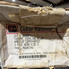 Cutler-Hammer BA33P Thermal Overload Relay Ambient Compensated 3 Pole Panel