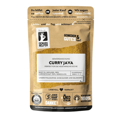 Java Curry, gemahlen, 10er Pack Bremer Gewürzhandel, 1000g