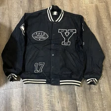 Vintage Stall & Dean Yale Bulldogs Wool Navy Blue Varsity Jacket 2XL