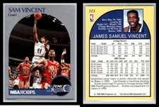 1990-91 NBA Hoops - Michael Jordan, Sam Vincent #223 Michael Jordan Wearing #12