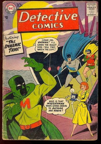 Detective Comics #245 Early Silver Age Batman Vintage DC Comic 1957 GD+