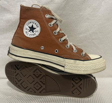 CONVERSE CHUCK TAYLOR ALL STAR HIGH TOP BROWN USED SIZE 5.5 MEN 7.5 WO. UNISEX 