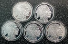 5 1 Troy Oz .999 Silver SMI Buffalo Indian Head Round