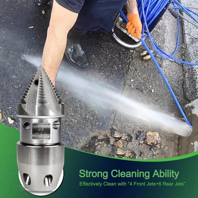 #ad #ad 3 8 Npt Sewer Jetter Nozzle for 2900 PSI 40 L Min Pressure Washer Stainles... $100.95