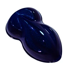 Candy Flake Cobalt Blue over Black Base Complete Gallon Kit