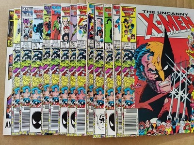 Lot Of 14 25th Anniversary Marvel Border Covers Uncanny 211