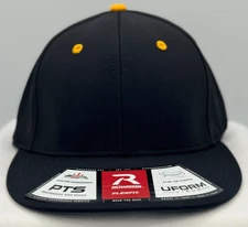 Richardson Brand Black W/Yellow Flexfit Hat/Cap -Size SM/M - Fitted - NEW!!