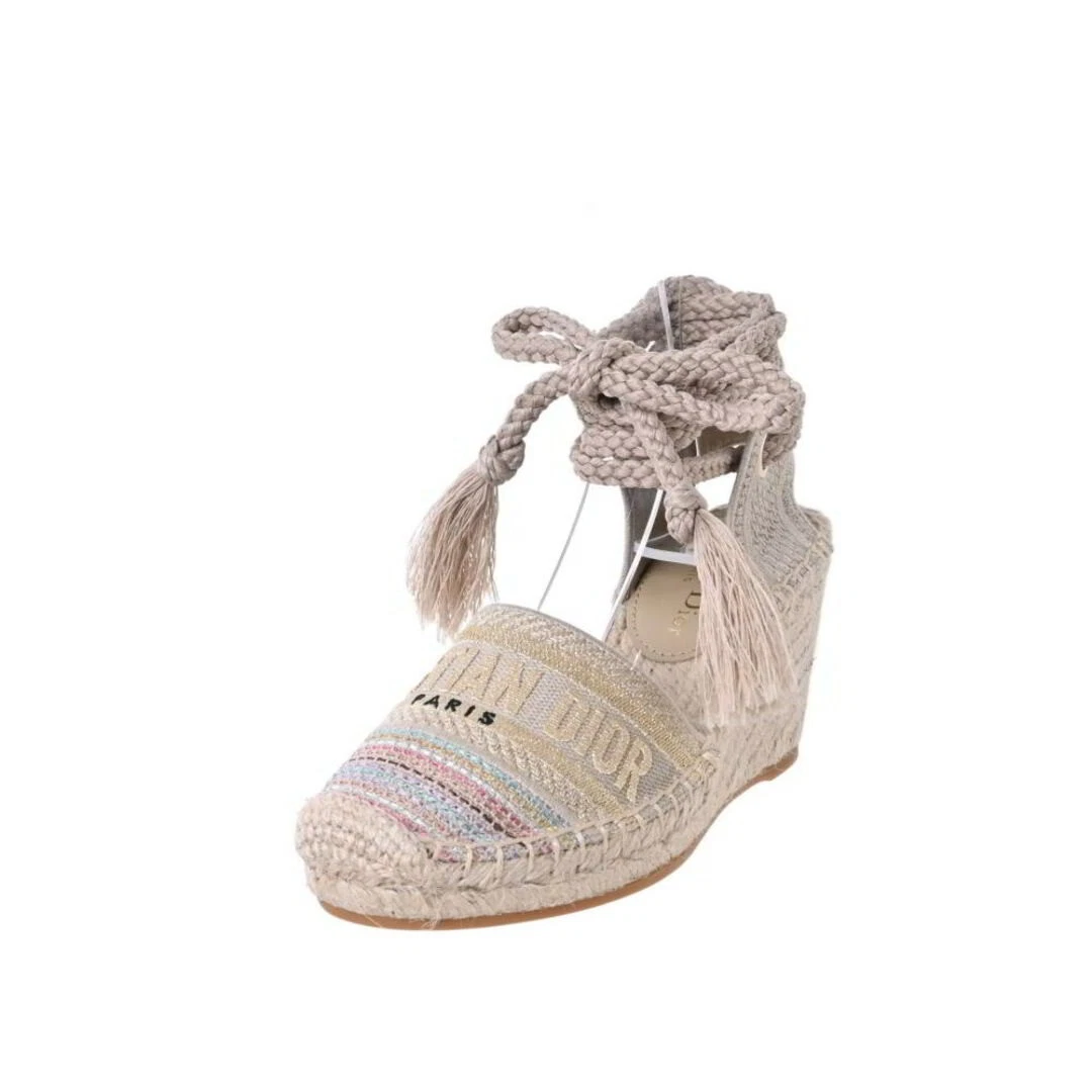 Sandales à lacets Dior Christian espadrilles occasion CYHE 0