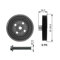 Riemenscheibe Kurbelwelle Gates TVD1057A Drivealign™ FüR Ford