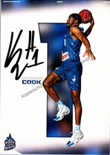 Original Autogramm Keandre Cook Hakro Merlins Crailsheim Basketball/// Autogramm