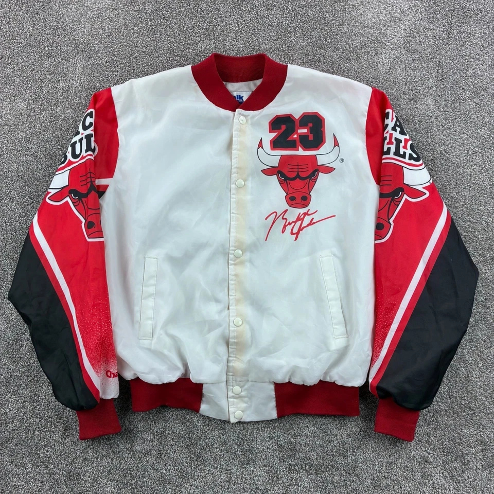 Vintage Chalk Line Michael Jordan Jacket Mens Large Chicago Bulls NBA Bomber - Image 3 of 4