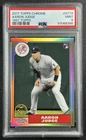 AARON JUDGE PSA 9 2017 TOPPS CHROME #87T-8 ROOKIE 1987 REFRACTOR RC YANKEES 8386