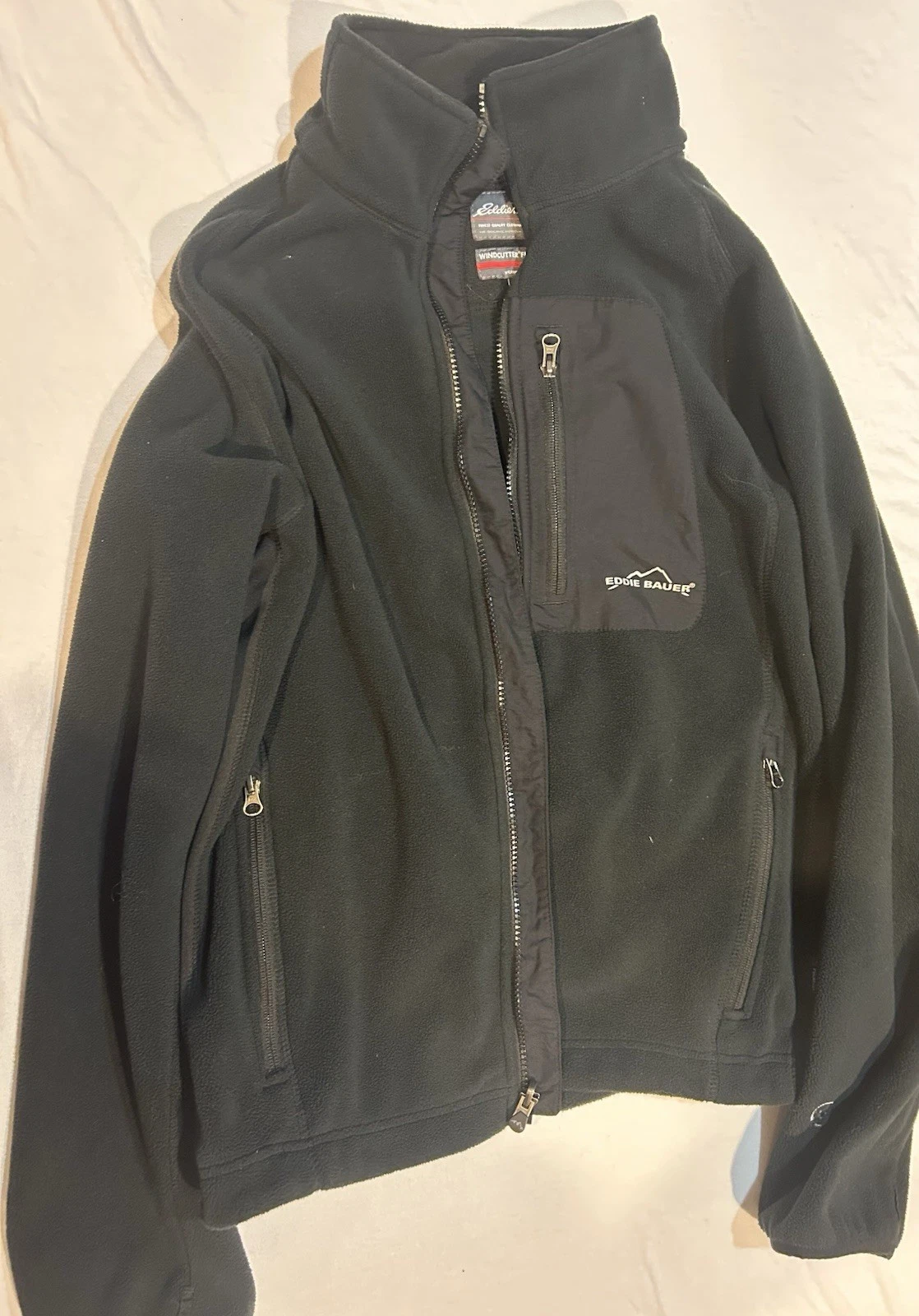 Eddie Bauer 365 Windcutter Full Zip Black Men’s Medium