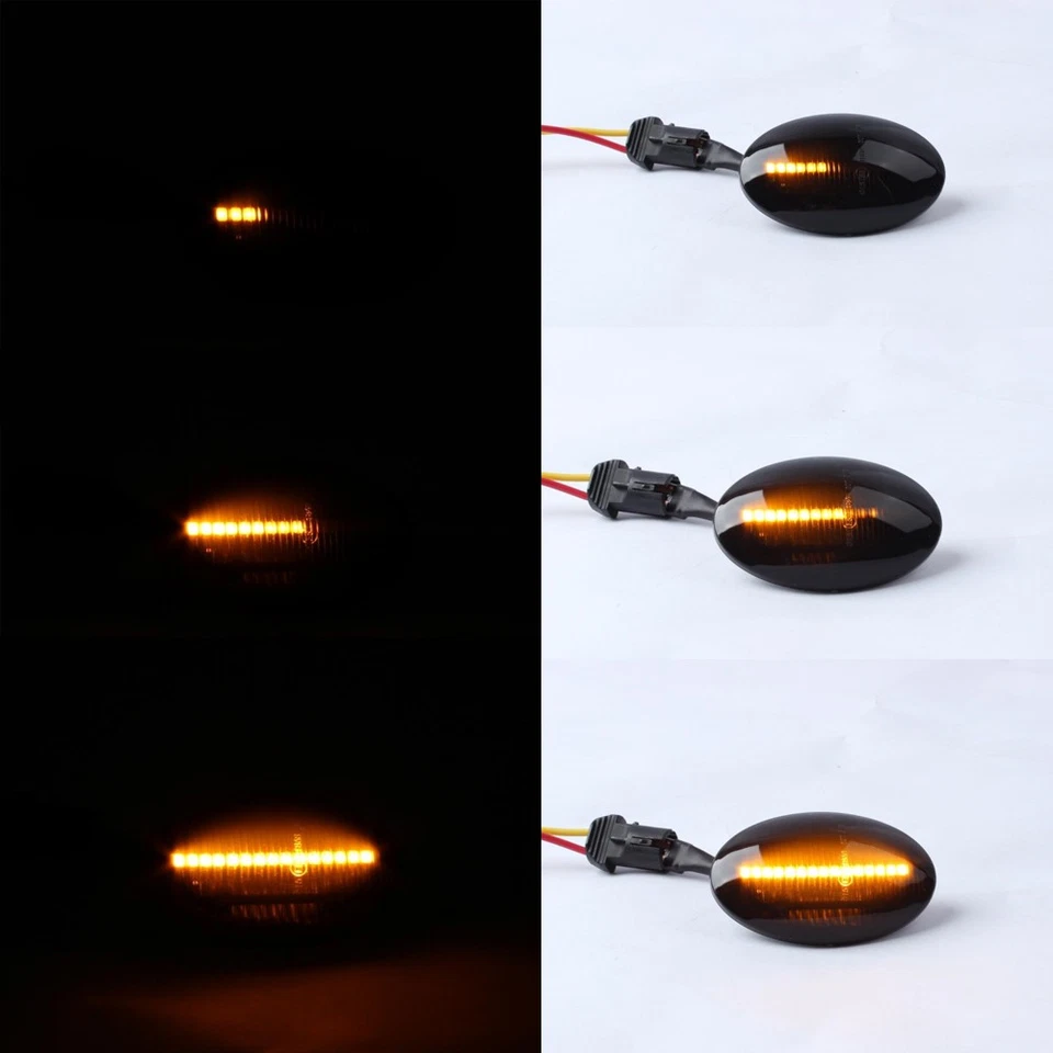 Intermitente lateral negro intermitente para Opel Astra F Corsa B/C Meriva A Tigra A Sintra - Imagen 4 de 4