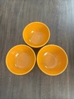3 Fiesta All-Purpose Gusto Bowls Yellow Color 5.5"Dx3"H / Fiestaware Soup Bowls