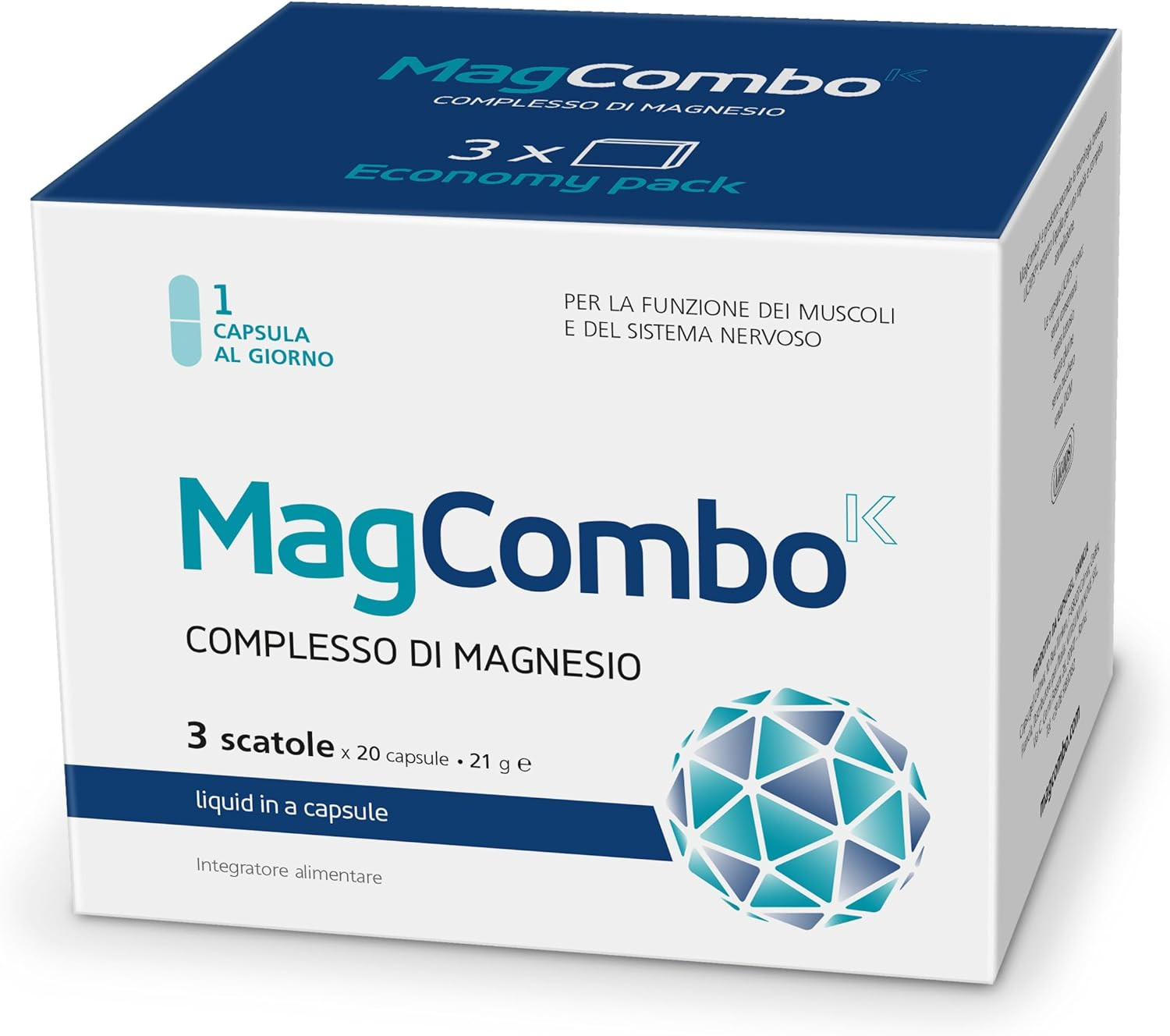 Magcombo Puro Magnesio Concentrato in Soluzione Oleosa - Spray Massaggio
