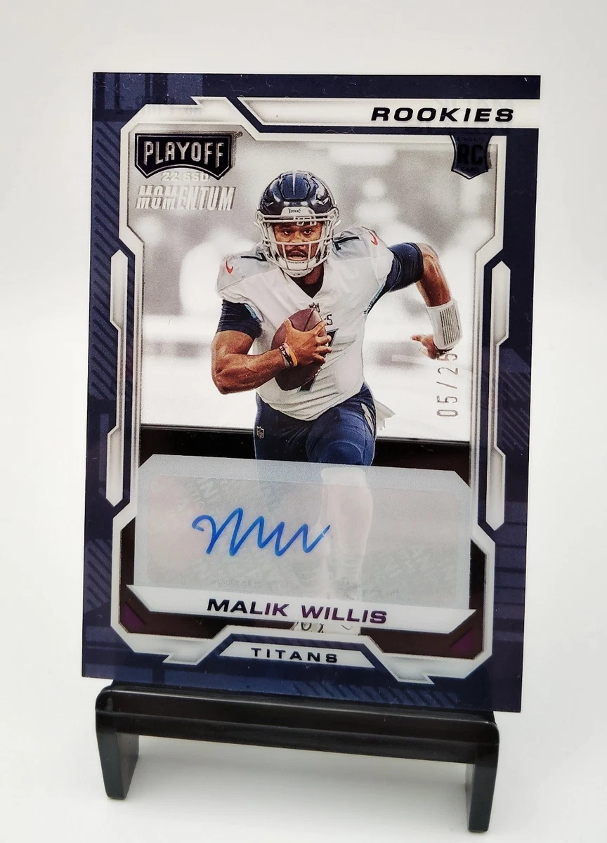 Las mejores ofertas en 2022 Panini Chronicles Malik Willis #PMR-2