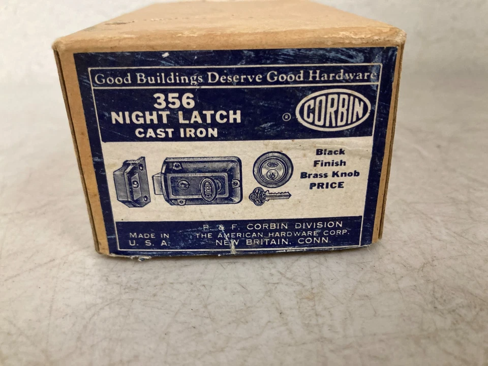 Vintage P & F. Corbin night latch, model 356 - Image 3 of 4