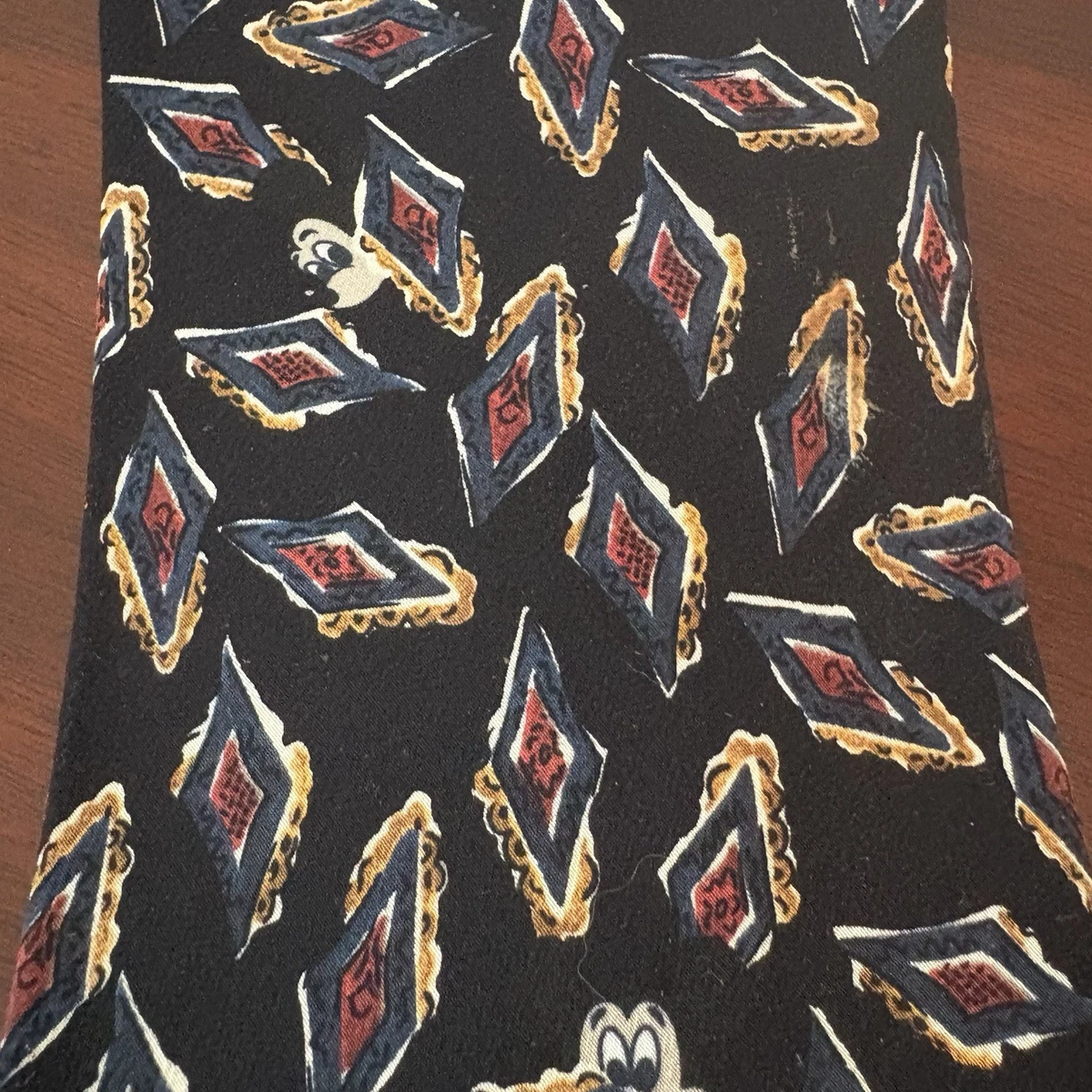 Disney Originals Vintage Mens Mickey Mouse Tie 58.5” Long