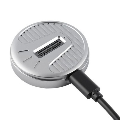 Portable M.2 SSD Enclosure USB 3.1 Type-C 10Gbps for NVMe SATA NGFF Drives