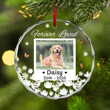 Dog Christmas Memorial Ornament,Loss of Dog Ornament,Pet Memorial Ornament