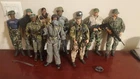 12” 1:6 Scale Military Figures Plus Accessories Lot I