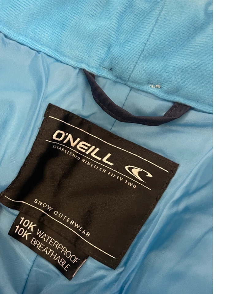 Лыжные штаны Oneill Snow для мальчиков 16 синие изолированные водонепроницаемые зимняя верхняя одежда - Изображение 3 из 4