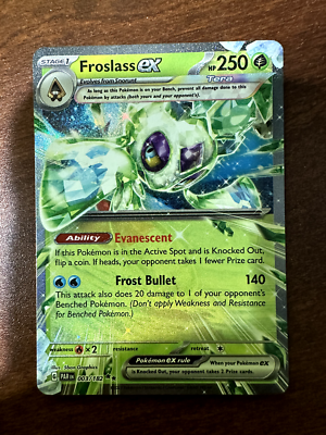 Pokémon Card - Froslass ex 003/182 Alt Art - Paradox Rift | eBay