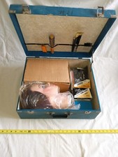 1966 LAKELAND COLLEGE SCHOOL OF Cosmetology Kit. Hair tools, brush, mannequin.