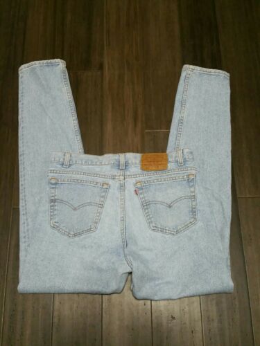 Vintage Levis 512 Mens Slim Tapered Denim Jeans Si