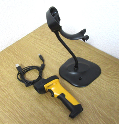 Inateck 2,4 GHz Wireless Barcode Scanner, 60m Reichweite, P6 mit Ständer