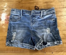GIRLS MEMBER  S MARK DENINEM JEAN SHORTS SIZE 10/12 