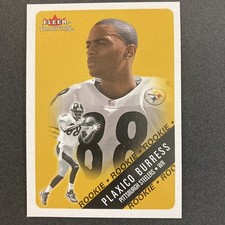 Plaxico Burress 2000 Fleer Tradition Rookie Card #327 NFL Pittsburgh Steelers. rookie card picture